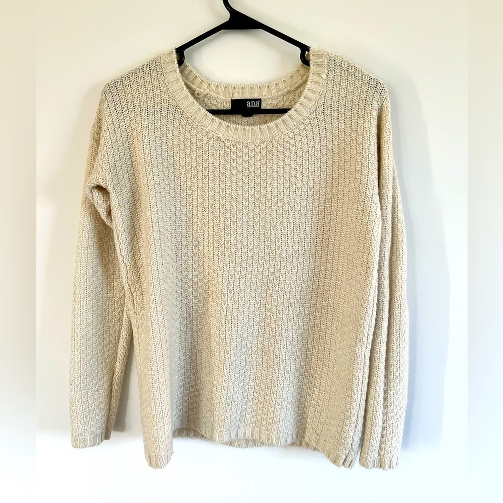 Cream colored sweater